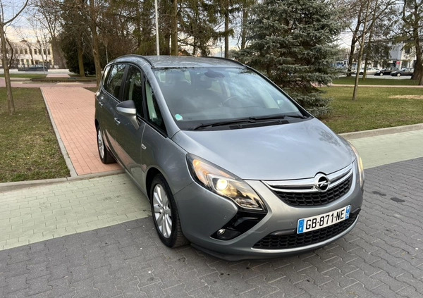 Opel Zafira cena 33900 przebieg: 144000, rok produkcji 2012 z Łomża małe 301